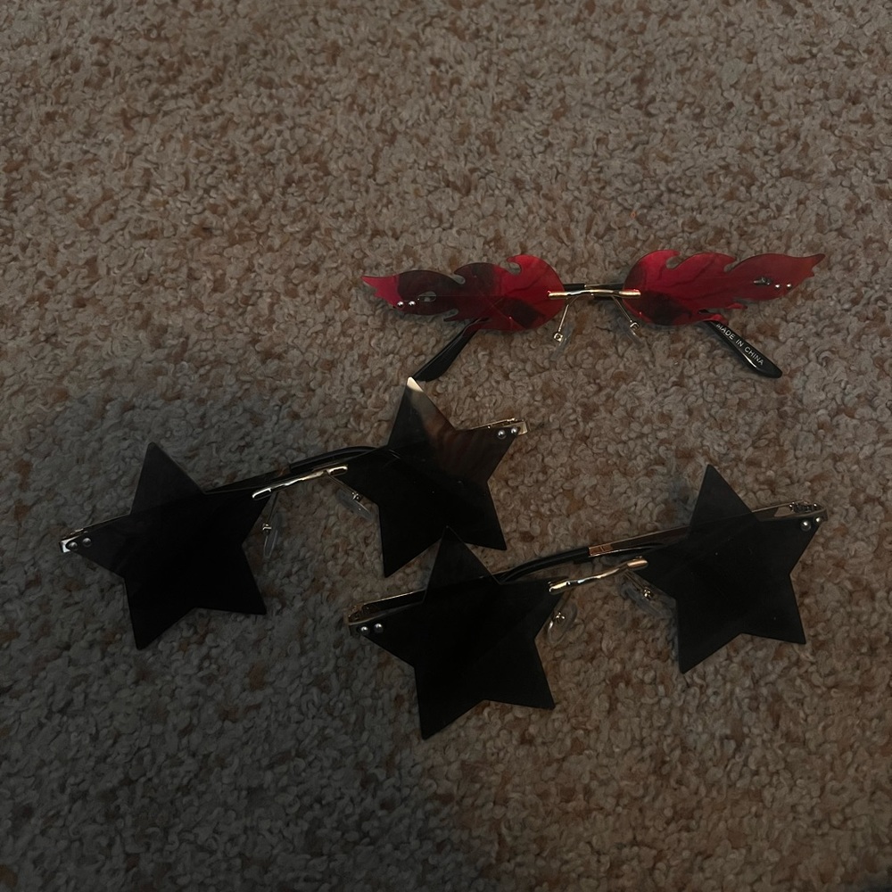funky sunglasses (all 3 together)